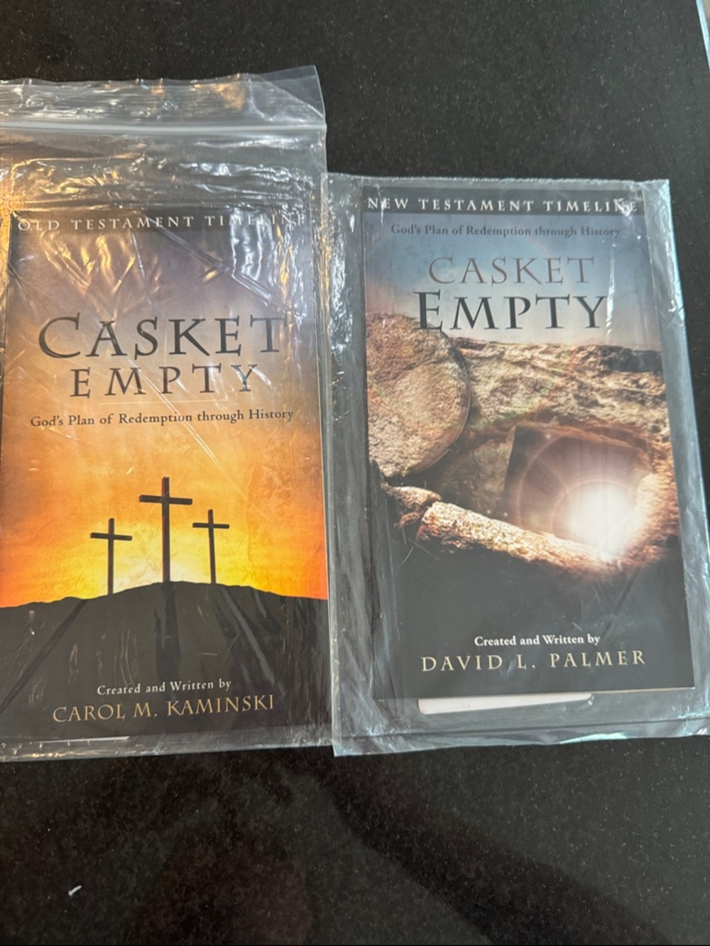 Casket Empty Book Set - Old and New Testament